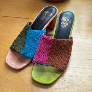 Charlotte Stone Lenu heel in Nassau size 8